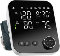Wrist Blood Pressure Monitors Digital Blood Pressure Machine for Home Use  with Voice LED Backlit Adj