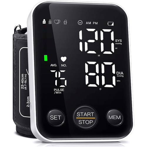C02 Blood Pressure Monitor Upper Arm Blood Pressure Monitors for Home Use BP Machine